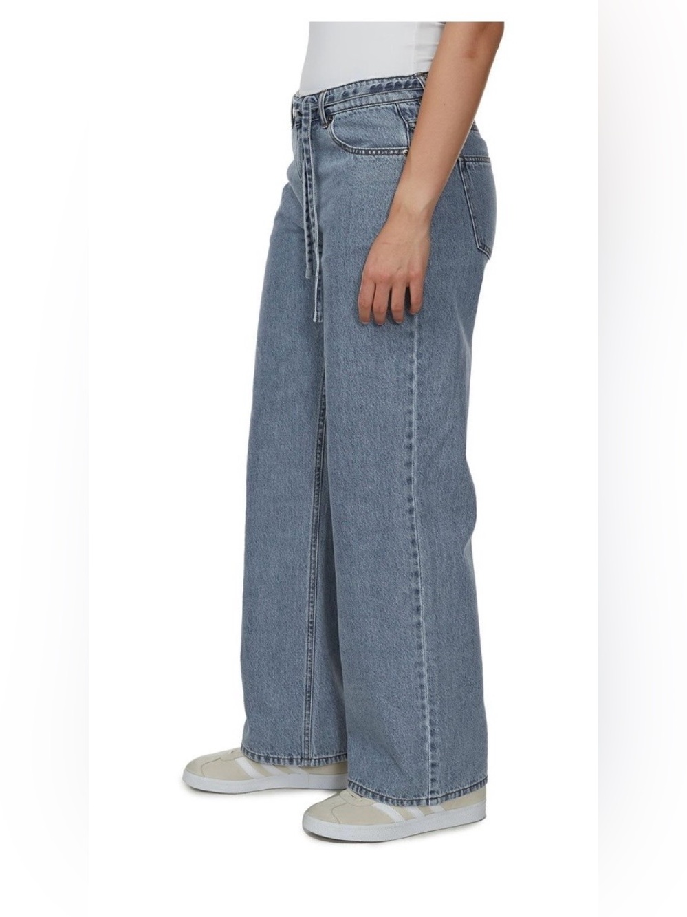 Buffalo David Bitton Wide-Leg belted jeans